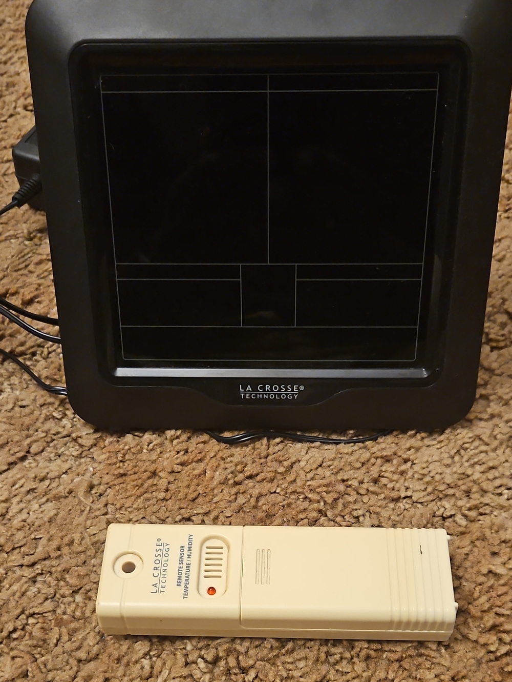 La Crosse Technology Digital Weather Station - Black with Beige Sensor